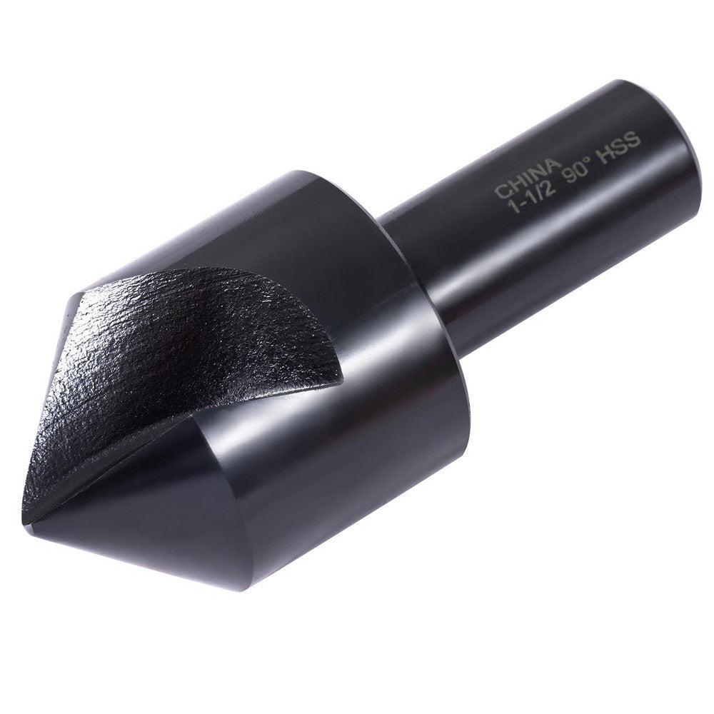 Hertel GX89340616 Countersink 1-1/2" Head Dia, 90.00 deg Included Angle, 1 Flute, High-Speed Steel, Right Hand Cut