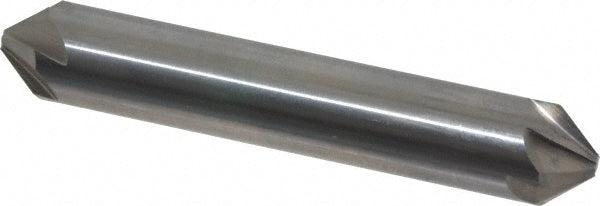 Hertel 336-206060 Countersink 1/2" Head Dia, 82.00 deg Included Angle, 6 Flute, Solid Carbide, Right Hand Cut