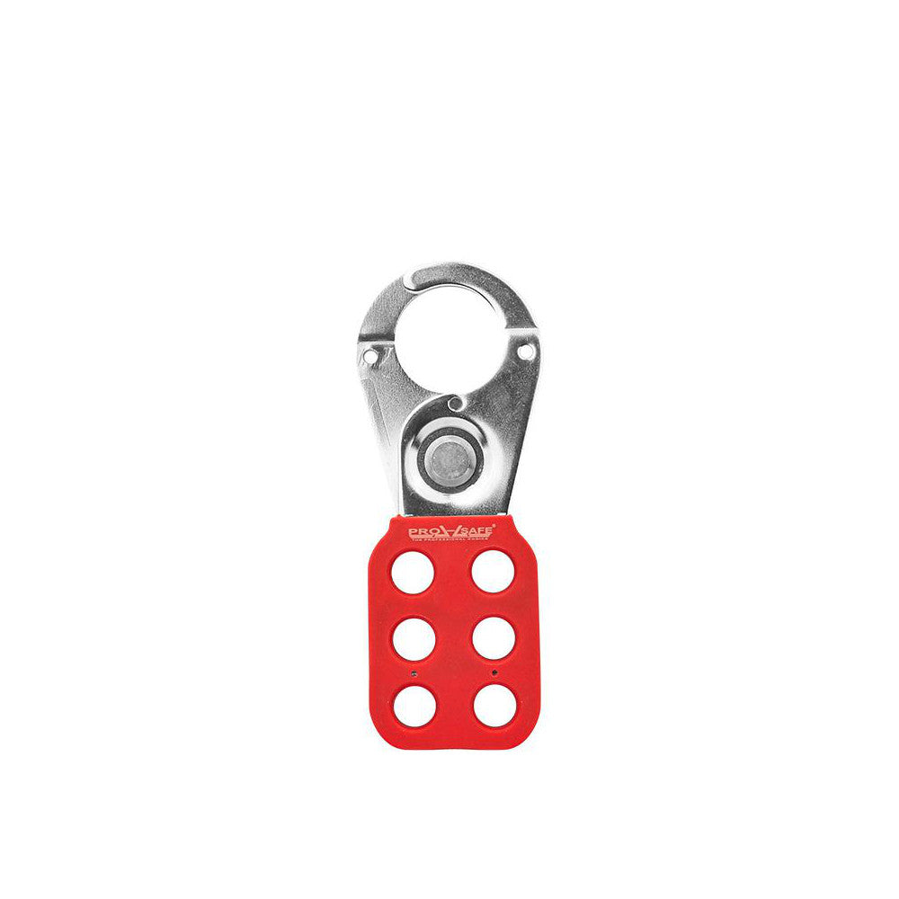 PRO-SAFE BD-K01S Lockout Hasps Hasp Type Scissor-Action  Jaw Type Single  Maximum Number of Padlocks 6  Largest Inside Jaw Diameter (Decimal Inch) 1  Material Stainless Steel  Smallest Inside Jaw Diameter (Decimal Inch) 1