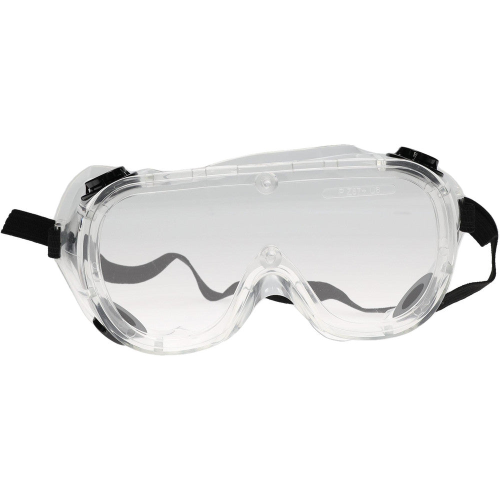PRO-SAFE PS-4401300 Safety Goggles Chemical Splash, Uncoated, Clear Polycarbonate Lenses