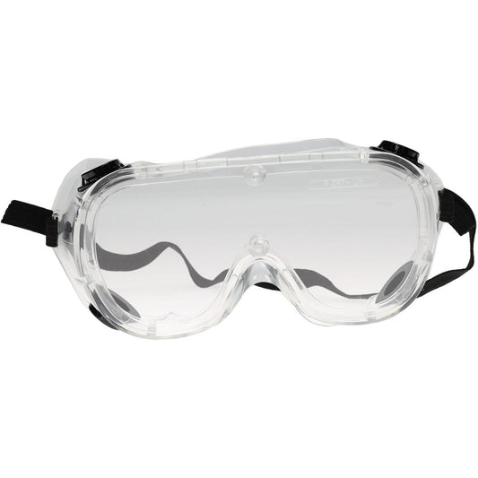 PRO-SAFE PS-4401300 Safety Goggles Chemical Splash, Uncoated, Clear Polycarbonate Lenses