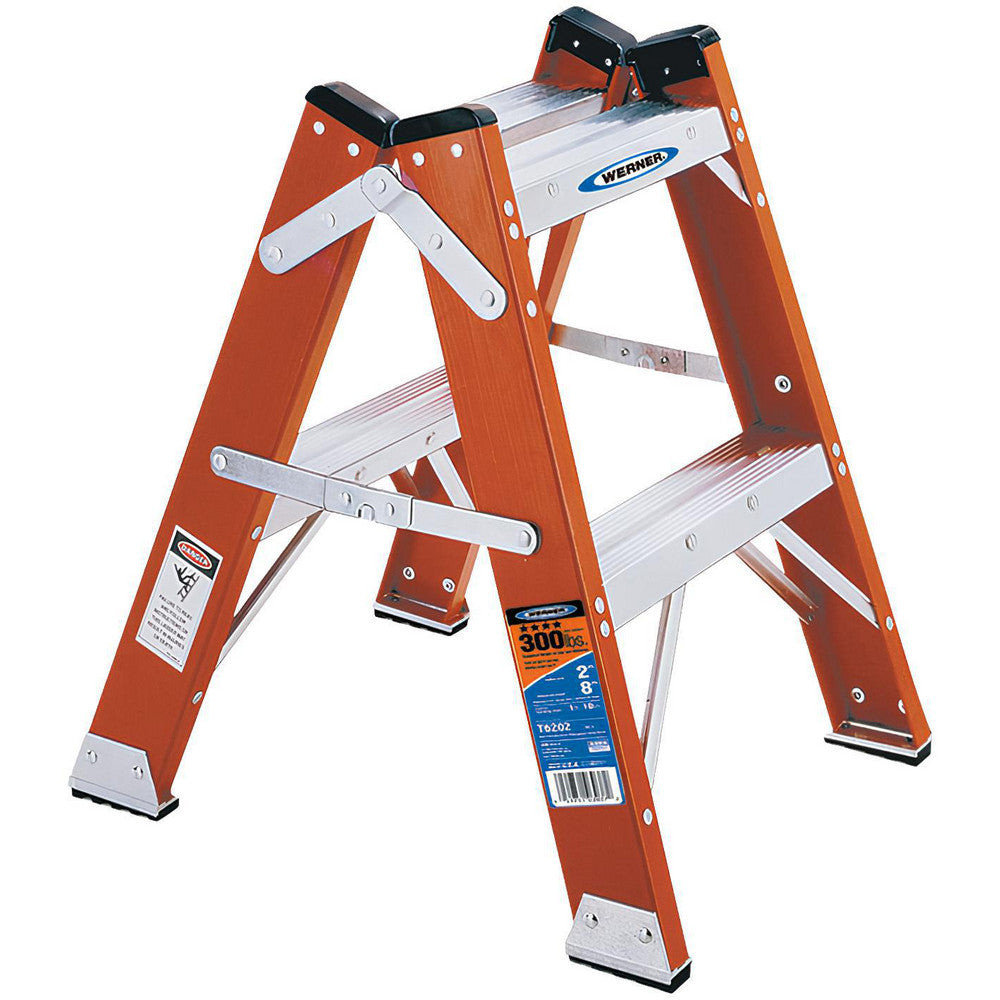 Werner T6202 1 Step Fiberglass Step Ladder Type IA