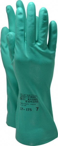 Ansell 117273 Chemical Resistant Gloves 17.00 Thick, Nitrile, Nitrile, Supported