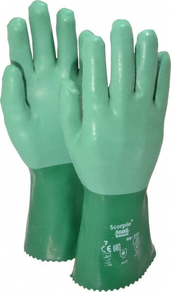 Ansell 212510 Series 08-352 Chemical Resistant Gloves  Size Small,  55.00 Thick,  Neoprene,  Neoprene,  Supported,