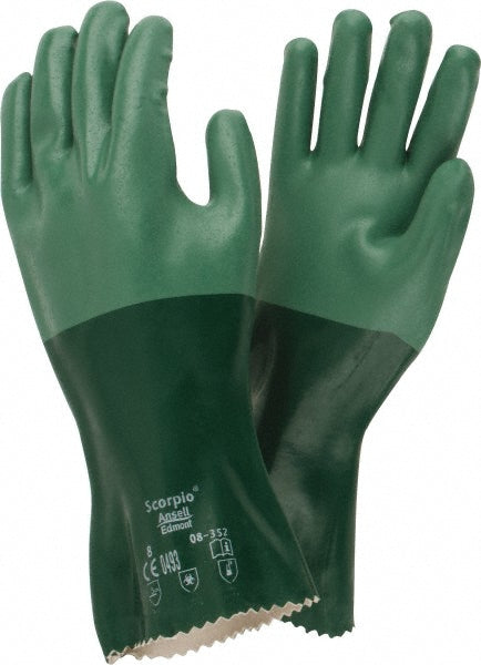 Ansell 212511 Series 08-352 Chemical Resistant Gloves  Size Medium,  55.00 Thick,  Neoprene,  Neoprene,  Supported,