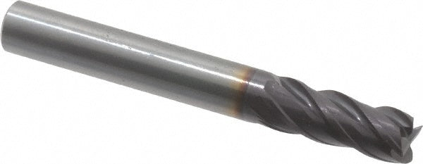 Guhring 9031130063500 Corner Chamfer End Mill 1/4" Dia, 1/2" LOC, 4 Flute, Solid Carbide