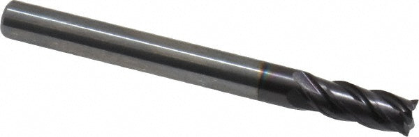 Guhring 9031130047600 Corner Chamfer End Mill 3/16" Dia, 3/8" LOC, 4 Flute, Solid Carbide