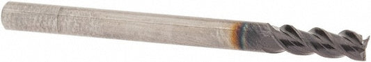 Guhring 9037410030000 Corner Chamfer End Mill 3.00 mm Dia, 7.00 mm LOC, 3 Flute, Solid Carbide