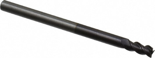 Guhring 9037410035000 Corner Chamfer End Mill 3.50 mm Dia, 7.00 mm LOC, 3 Flute, Solid Carbide