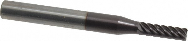 Guhring 9036890040000 Corner Chamfer End Mill 4.00 mm Dia, 11.00 mm LOC, 6 Flute, Solid Carbide