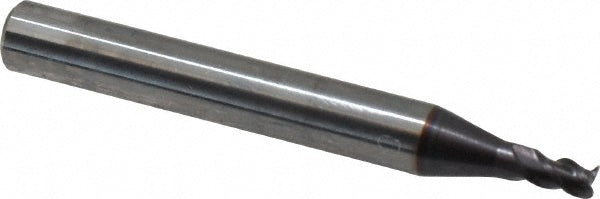 Guhring 9035400030000 Corner Chamfer End Mill 3.00 mm Dia, 4.00 mm LOC, 3 Flute, Solid Carbide
