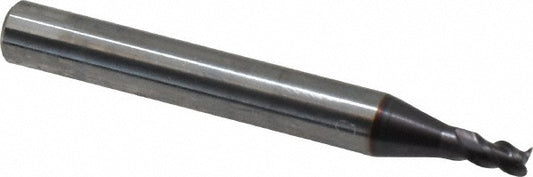 Guhring 9035400030000 Corner Chamfer End Mill 3.00 mm Dia, 4.00 mm LOC, 3 Flute, Solid Carbide