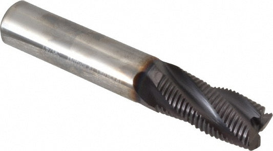 Guhring 9031880127000 Roughing End Mill 1/2" Dia, 4 Flute, Coarse Pitch, Single End, Solid Carbide