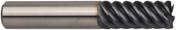 Guhring 9030910158770 Corner Radius End Mill 5/8" Dia, 1-1/4" LOC, 0.0900" Radius, 6 Flute, Solid Carbide