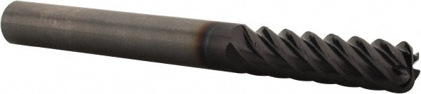 Guhring 9030910063560 Corner Radius End Mill 1/4" Dia, 3/4" LOC, 0.0620" Radius, 6 Flute, Solid Carbide