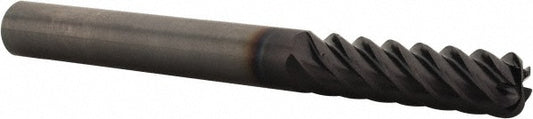 Guhring 9030910063560 Corner Radius End Mill 1/4" Dia, 3/4" LOC, 0.0620" Radius, 6 Flute, Solid Carbide