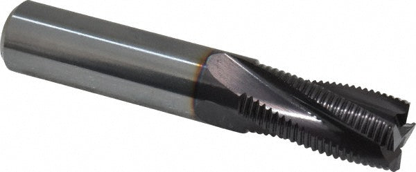 Guhring 9031890158700 Roughing End Mill 5/8" Dia, 4 Flute, Single End, Solid Carbide