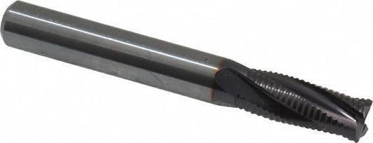 Guhring 9031890079400 Roughing End Mill 5/16" Dia, 4 Flute, Single End, Solid Carbide