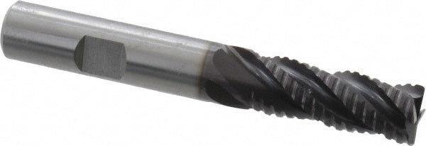 Guhring 9030810127000 Roughing End Mill 1/2" Dia, 4 Flute, Coarse Pitch, Single End, Solid Carbide