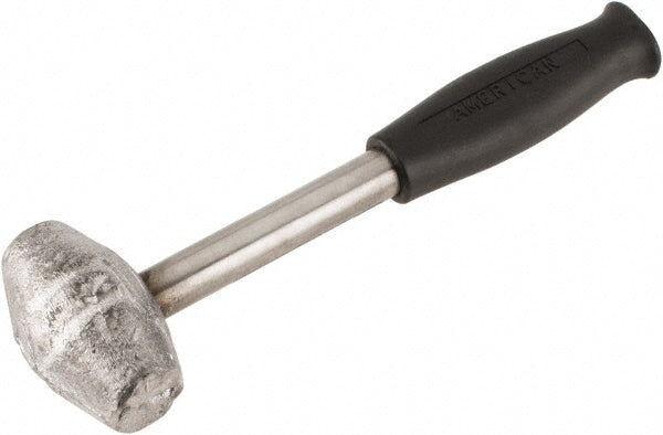 American Hammer AM3PBCG Non-Marring Hammer 3 lb, 1-1/4" Face Dia, Lead Alloy Head