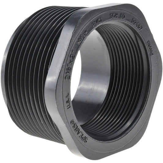 Value Collection 839-292 2-1/2 x 2" PVC Plastic Pipe Reducer Bushing