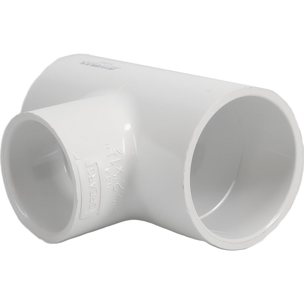 Value Collection 401-251 2 x 2 x 1-1/2" PVC Plastic Pipe Reducing Tee