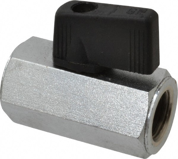 Midwest Control CBVP-25 Miniature Manual Ball Valve 1/4" Pipe, Full Port