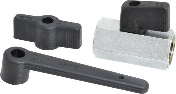 Midwest Control CBVP-33 Miniature Manual Ball Valve 3/8" Pipe, Standard Port