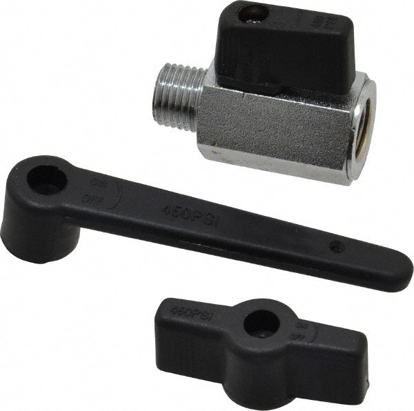 Midwest Control CMVP-25 Miniature Manual Ball Valve 1/4" Pipe, Full Port