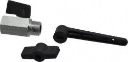 Midwest Control CMVP-38 Miniature Manual Ball Valve 3/8" Pipe, Standard Port