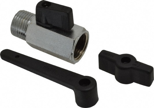 Midwest Control CMVP-50 Miniature Manual Ball Valve 1/2" Pipe, Standard Port