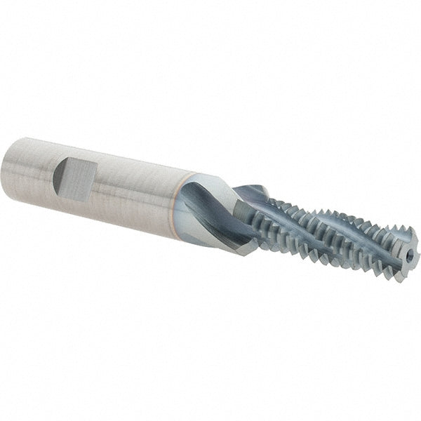 Emuge GF342106.5013 Helical Flute Thread Mill 1/2-13, Internal, 4 Flute, 14.00 mm Shank Dia, Solid Carbide