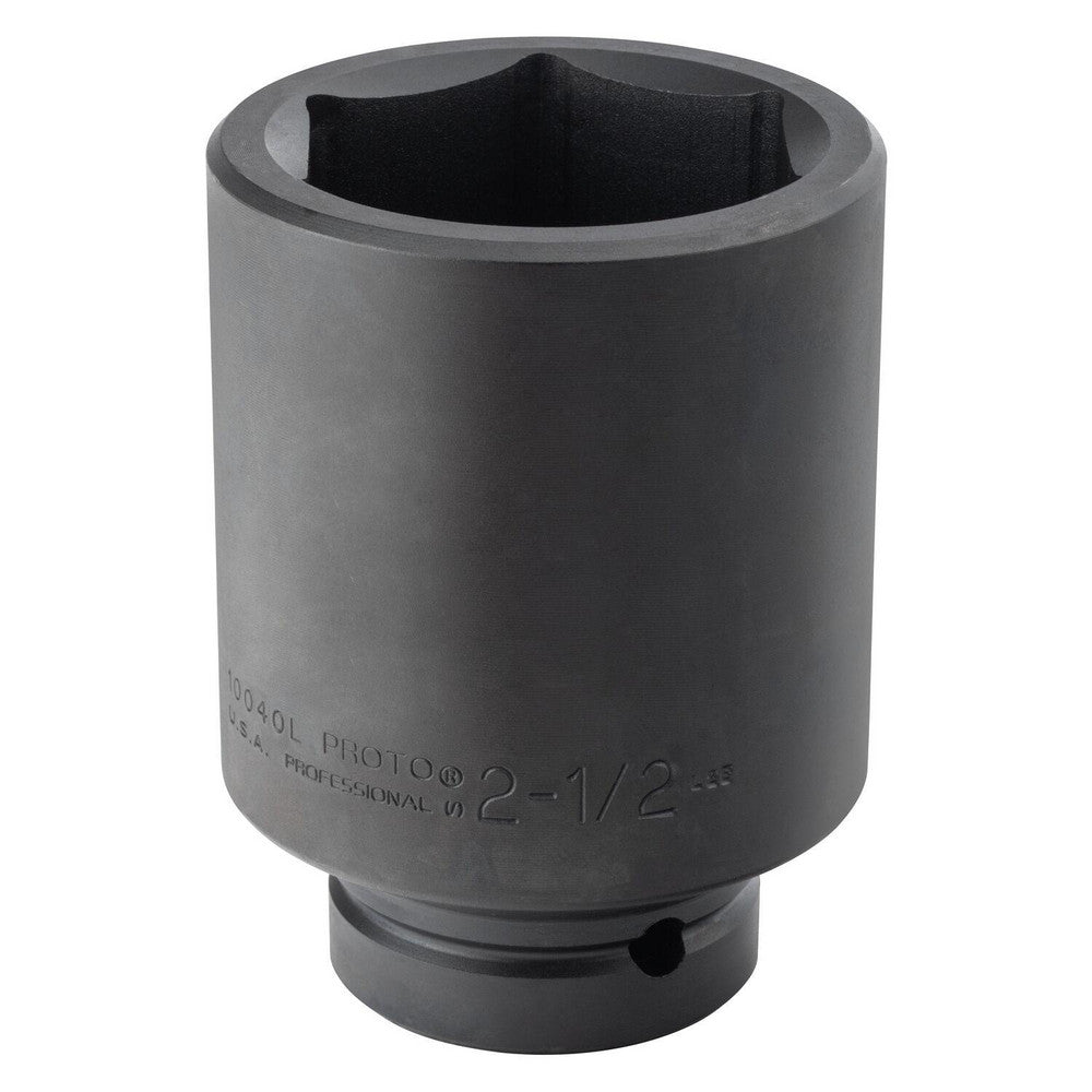Proto J10040L Impact Socket 1" Drive, 2-1/2" Socket, Hex Drive