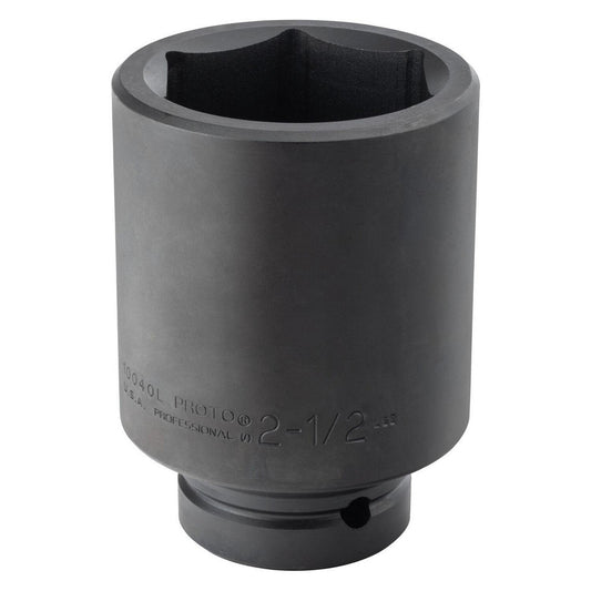 Proto J10040L Impact Socket 1" Drive, 2-1/2" Socket, Hex Drive