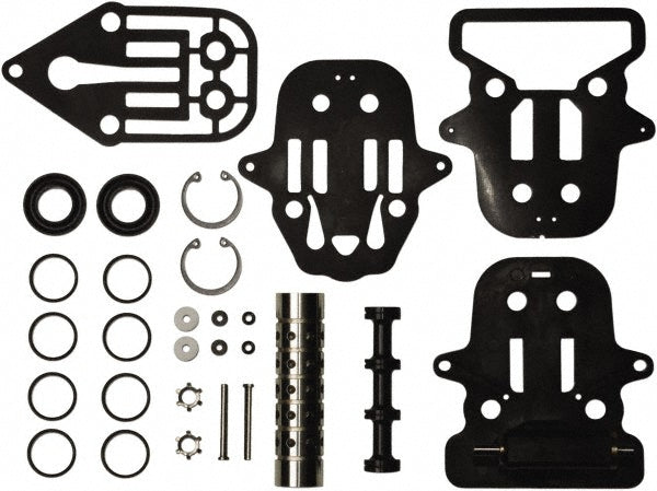 SandPIPER 476476.423.000 Diaphragm Pump Air Section Repair Kit Includes Bumper, Gasket, O-Rings, Pilot Valve Body, Plunger Actuator, Plunger Bushing, Retainer Ring, Shaft Seal & Sleeve & Spool Set, Use with S1F Metallic