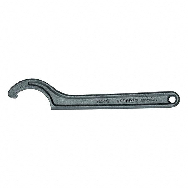 Gedore 6334610 Spanner Wrenches & Sets Wrench Type Fixed Hook Spanner  Minimum Capacity (mm) 58.00  Maximum Capacity (mm) 62.00  Maximum Capacity (Inch) 2-4/9  Overall Length (Inch) 9-1/2  Overall Length (mm) 240.00