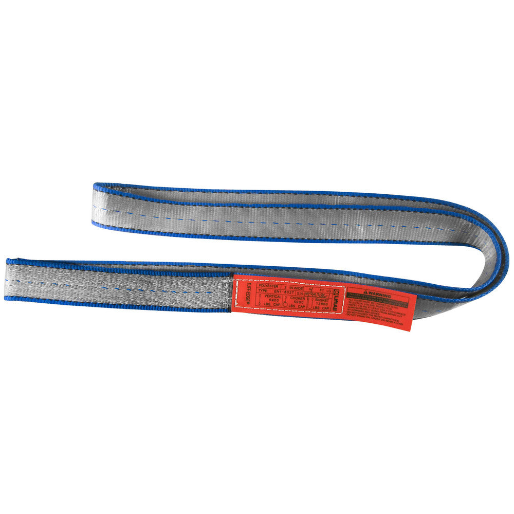 Lift-All EN1802TX8 Endless, Type 5 Web Sling 8' Long, 2" Wide, 6400 lb Vertical Capacity, Polyester