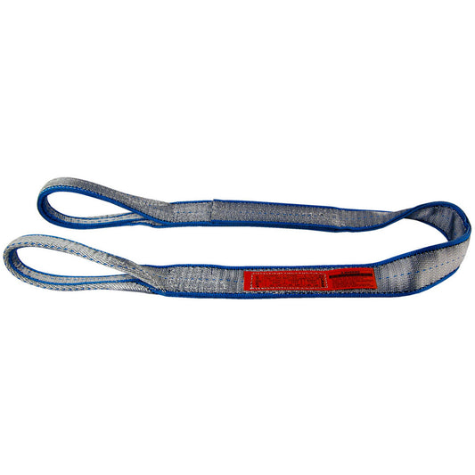 Lift-All EE2803TFX8 Flat Eye & Eye, Type 3 Web Sling 8' Long, 3" Wide, 8800 lb Vertical Capacity, Polyester