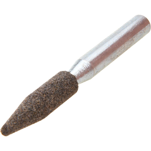 Tru-Maxx 66253291628 Mounted Point 1-1/16" Thick, 1/4" Shank Dia, A15, 60 Grit, Medium