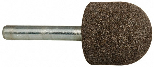 Tru-Maxx 66253291631 Mounted Point 1" Thick, 1/4" Shank Dia, A21, 60 Grit, Medium