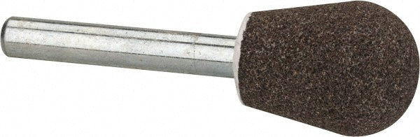 Tru-Maxx 66253291635 Mounted Point 1" Thick, 1/4" Shank Dia, A23, 60 Grit, Medium