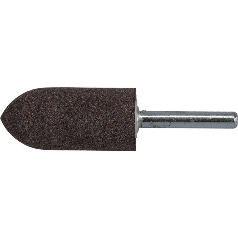 Tru-Maxx 66253291641 Mounted Point 2" Thick, 1/4" Shank Dia, A11, 60 Grit, Medium
