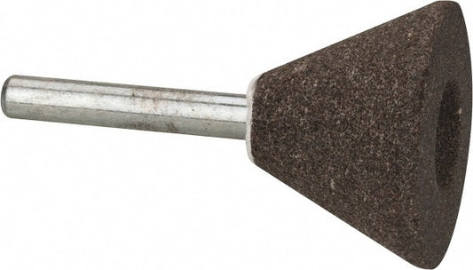 Tru-Maxx 66253291684 Mounted Point 1-3/8" Thick, 1/4" Shank Dia, A31, 60 Grit, Medium