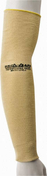 PRO-SAFE SLA-A4-18 Cut-Resistant Sleeves Size Universal, Kevlar, Yellow, ANSI Cut 3