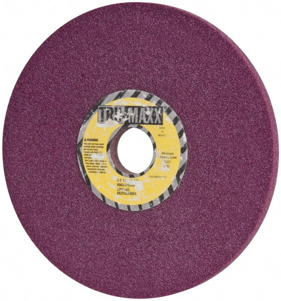 Tru-Maxx 66253269894 Surface Grinding Wheel 8" Dia, 1/2" Thick, 1-1/4" Hole, 46 Grit, J Hardness