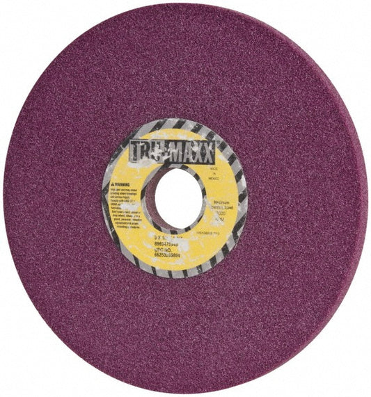 Tru-Maxx 66253269894 Surface Grinding Wheel 8" Dia, 1/2" Thick, 1-1/4" Hole, 46 Grit, J Hardness
