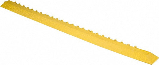 PRO-SAFE 39-279-0958 Anti-Fatigue Modular Ramp Edge Mat 39" Long, 3" Wide, Yellow