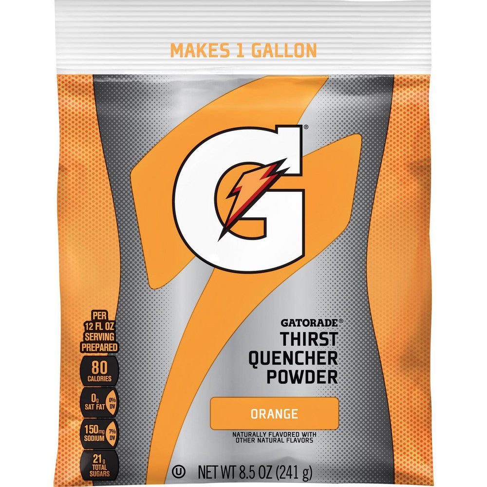 Gatorade 03957 Activity Drink 8.5 oz, Pack, Orange, Powder, Yields 1 gal