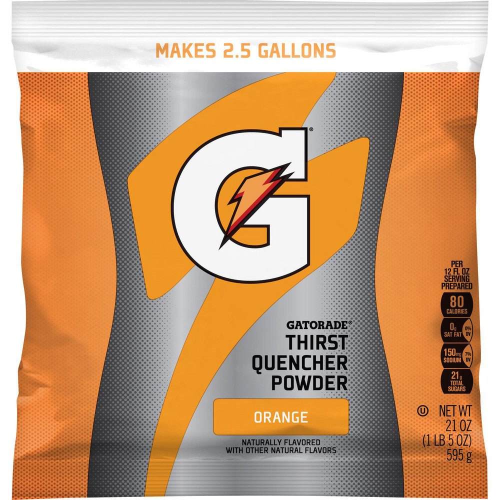 Gatorade 03970 Activity Drink 21 oz, Pack, Orange, Powder, Yields 2.5 gal