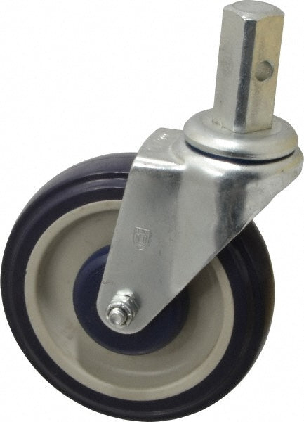 Win-Holt 757W 5" Diam x 1-1/4" Wide x 6-3/16" OAH Stem Mount Swivel Caster